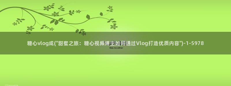 糖心VLOG次元