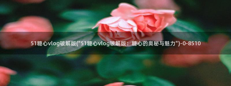糖心视频vlog在线播放：51糖心vlog破解版(\