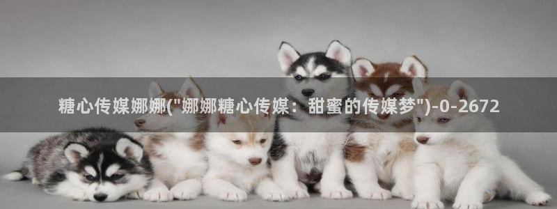 糖心vlog是：糖心传媒娜娜(\